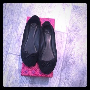 Tory Burch black ballet flats size 7 1/2